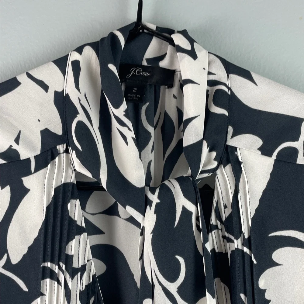 J. Crew Floral Blouse Size 2